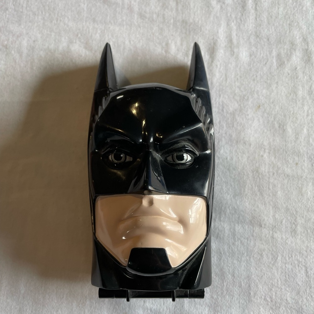 Black Batman Mask with Beige Details Vintage